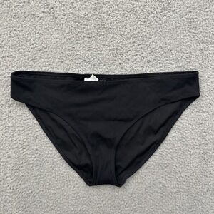 NWT Aerie Ribbed Bikini Bottom Black Swim Beach Summer Vacation Women's XL